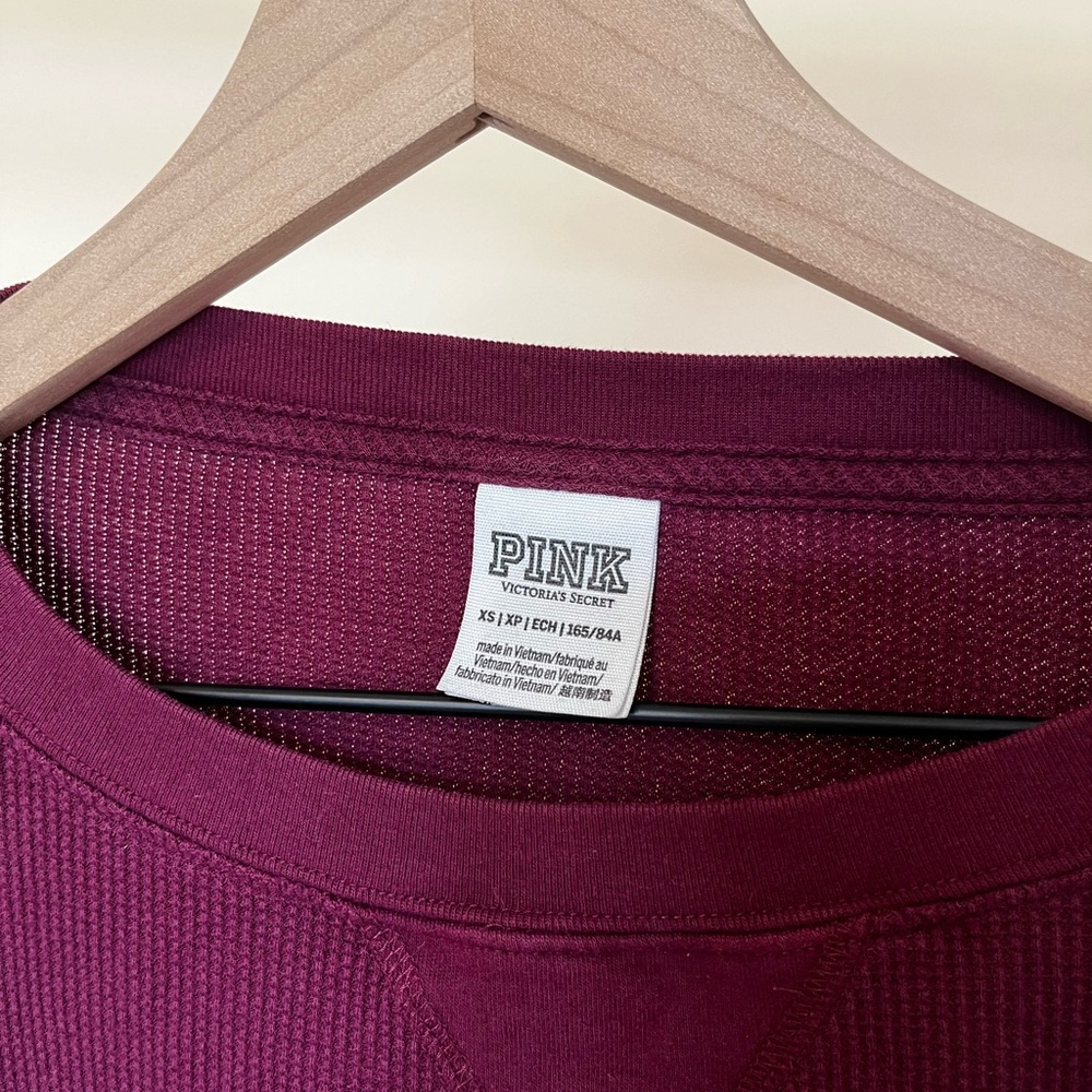 Victoria Secret's PINK Maroon Sweatee